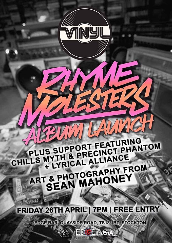 The Rhyme Molesters, Vinyl Stockton, Edge Bar Stockton